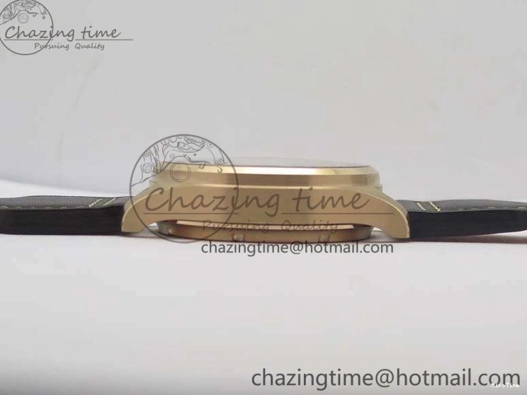 MIROTIME 1221 Popular Big Pilot Real PR IW502706 RG YLF 1:1 Best Edition Brown Dial On Calfskin Strap A 7223